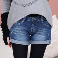 2013秋<em>冬</em>款女装韩版<em>宽松大码打底短裤</em>胖mm潮