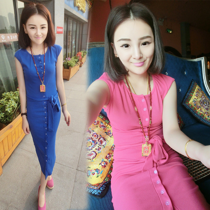 娃娃家 超性感欧美大牌设计单<em>排扣开衫裙</em>修身