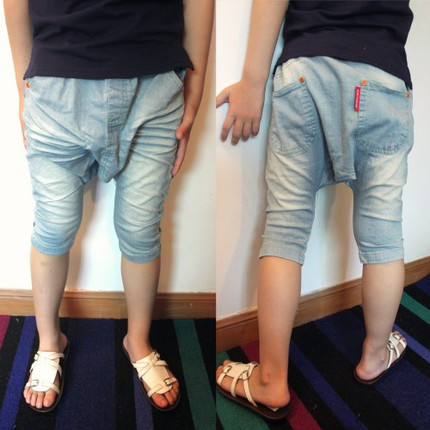 2013夏款<em>外贸</em>童装<em>韩版</em>儿童<em>短裤</em>男童浅色<em>牛仔</em>