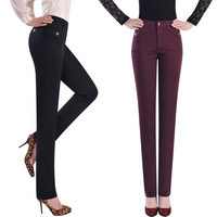 秋冬中老年休闲长裤女裤妈妈春秋装纯棉弹力大