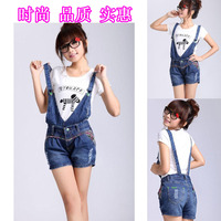 韩版潮童装女童连体裤夏装中大童吊带<em>短裤儿童</em>