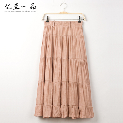 <em>外贸原单</em>半身裙 夏 <em>女装</em> 半身长裙 棉麻裙 大摆