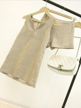 【V领<em>麻质</em>套装背心+<em>短裤</em>】最新最全V领<em>麻质</em>套