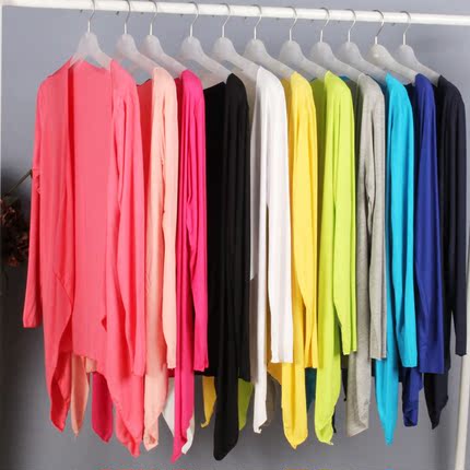 2013初秋 糖果色<em>莫代尔</em>韩版<em>开衫</em> 针织衫罩衣披