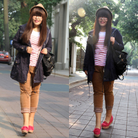 大码风衣<em>外套</em>胖mm秋装韩版<em>女装胖人</em>服饰显瘦