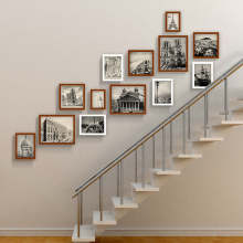 【楼梯相框组合相框墙】最新最全楼梯相框组合