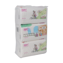 【天猫超市】 洁柔特惠装软抽面巾纸 200抽3包装