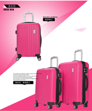 七喜箱包凤冠正品带扩展ABS+PC拉杆箱旅行