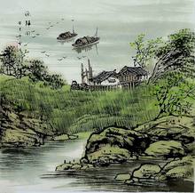 【水墨山水画小品】最新最全水墨山水画小品