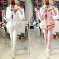 欧洲站2014冬新<em>韩版</em>女<em>A字</em>摆<em>羽绒棉马甲</em>棉袖t