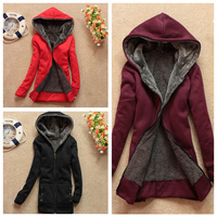 外贸原单韩版加厚<em>加绒开衫</em>大小码<em>短款</em>外套休闲