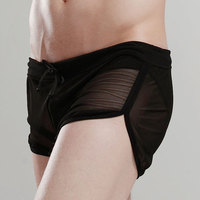 一件包邮 家居<em>短裤男士</em>纯棉宽松平角内裤运动