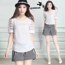 【黑白条纹<em>短裤的搭配</em>】最新最全黑白条纹<em>短裤</em>