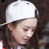 赵丽颖-帽鸭舌男女潮保暖帽子赵丽颖同款毛线