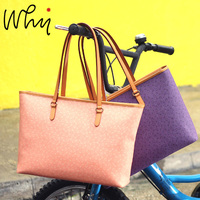 WHY专柜正品 WB1540欧美撞色潮流女士包包