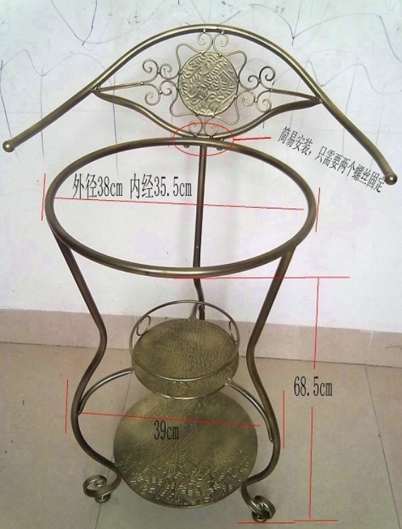 铁艺浴室脸盆架 厨房面盆架 卫生间毛巾架 洗脸盆落地