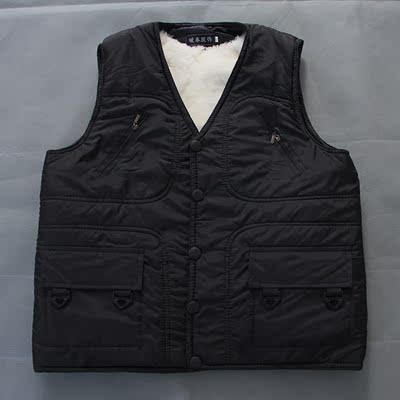 真皮长羊毛皮草<em>马甲绵羊皮</em>坎肩中老年保暖外套