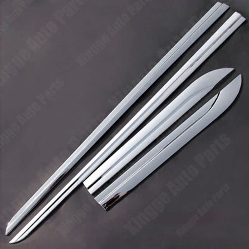 4pcs ABS Chrome Door Side Molding Trim For HONDA Accord Sedan 20132015
