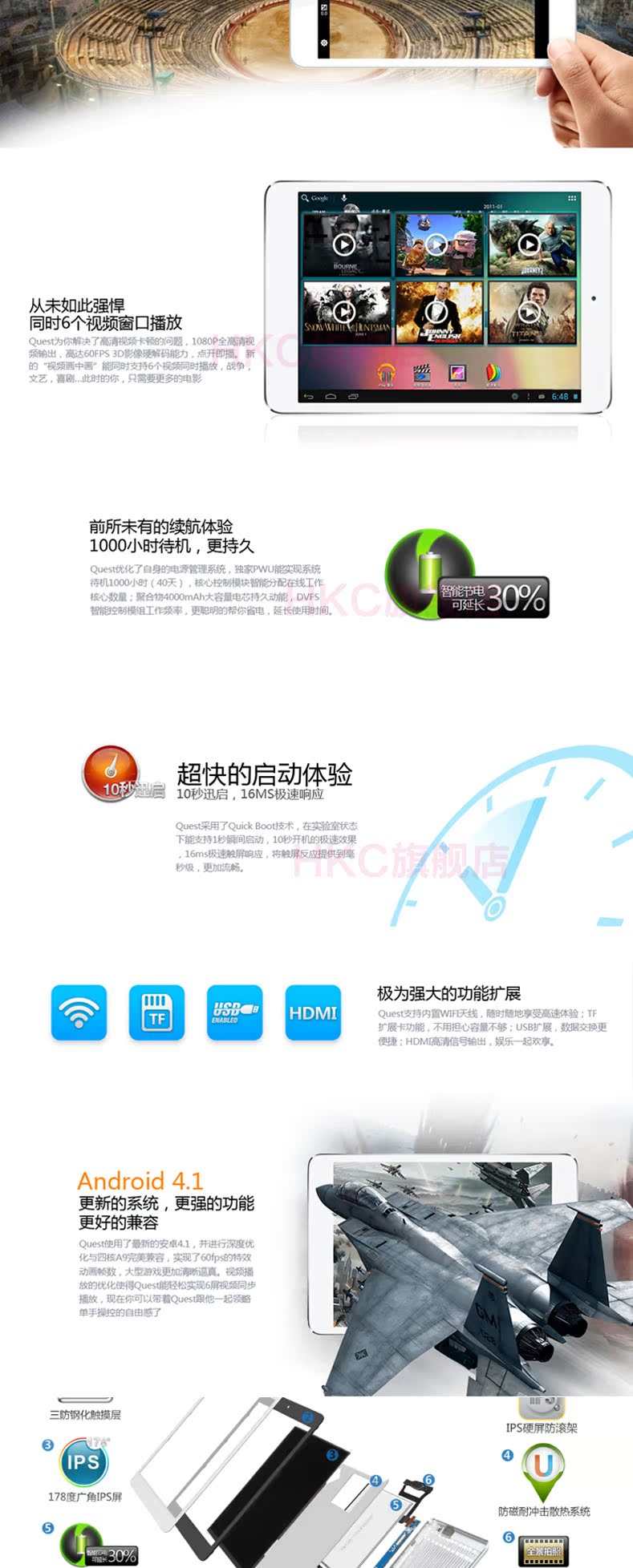 Планшет HKC Q79 16GB WIFI 7.9 IPS Mini Планшет HKC Q79 16GB WIFI 7.9 IPS Mini
