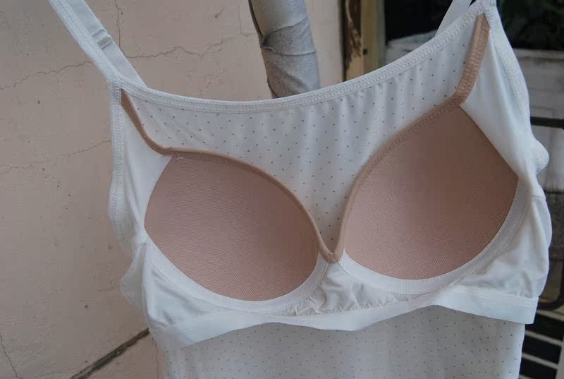 衣库同款铜氨纤维材质柔软吸湿的<em>带胸罩</em>或不带