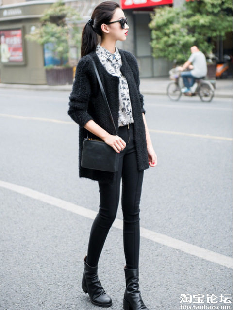 春季穿<em>什么</em>,毛衣外套<em>配</em>裙子,针织<em>开衫</em>怎么搭出