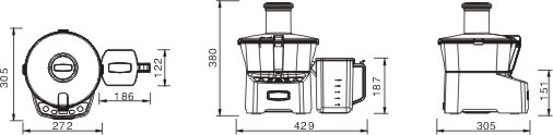 Соковыжималка Cinda appliances SJQ50 Соковыжималка Cinda appliances SJQ50