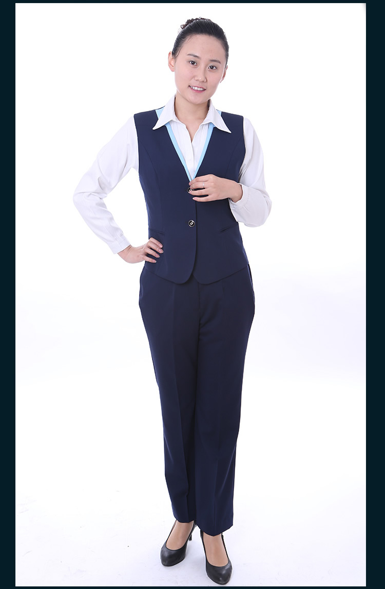 中国移动工作服女套装秋 移动营业员制服 新款移动单件马甲