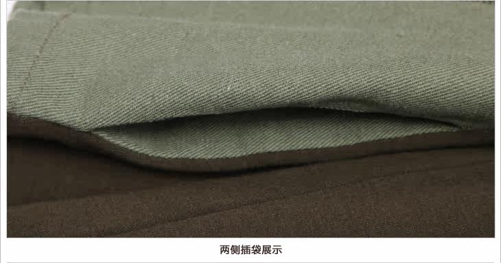 <em>风衣</em>INMAN<em>茵曼</em> 女装 <em>女士</em> 翻领 拼接 修身型 长