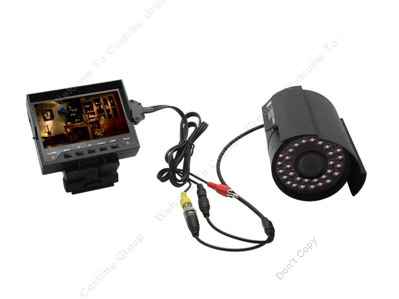4.3" TFT LCD Foldable CCTV Camera Audio Video Security Tester Cable