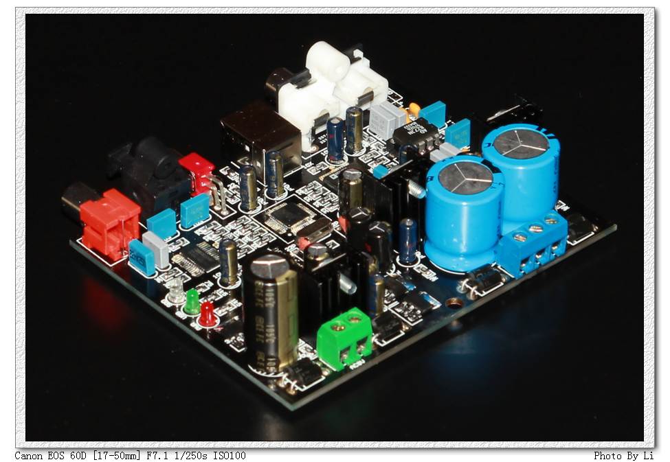 L1852   24 bit / 192k   coaxial   Optical fiber   usb sound card fever decode   AD1852 programme