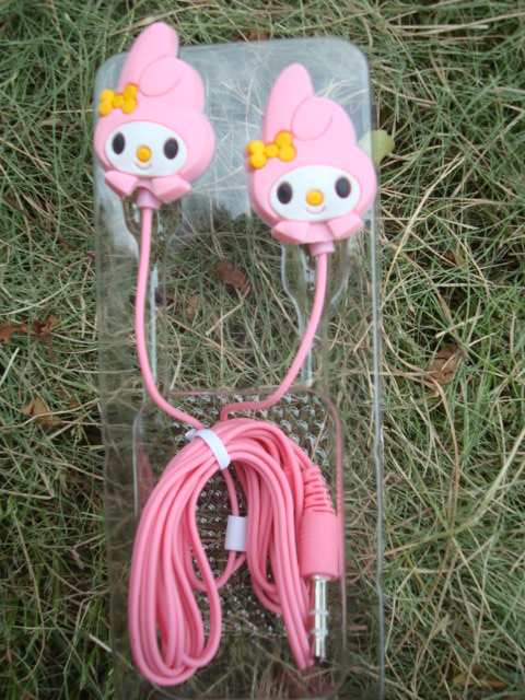 Cartoon Pink Headphones