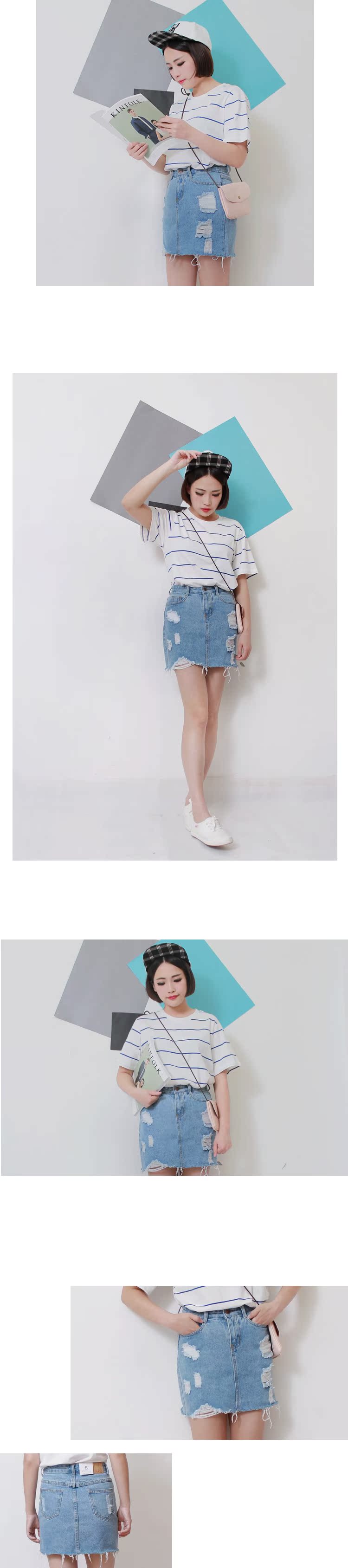  条纹tee2