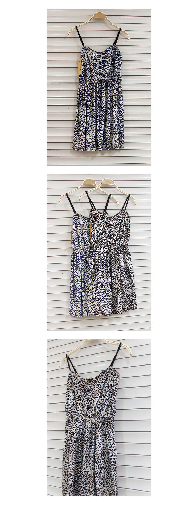 Special Offer Lose money Clearance   shopkeeper recommend   foreign trade original single Leopard Print camisole Dress