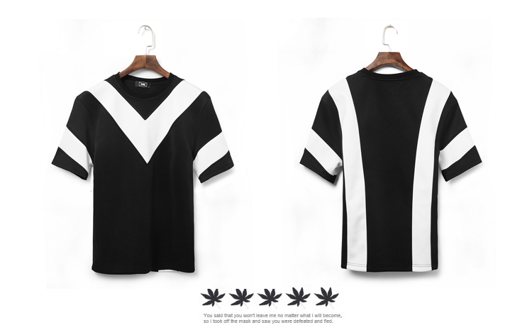 批发采购男式T恤-2014巴黎时装周走秀款 欧美