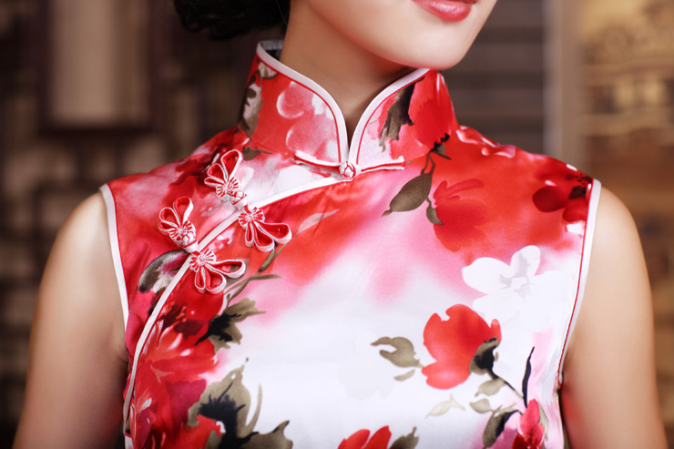 Love of birds silk improved facade lotus stylish daily short sleeveless qipao QD187 RED M picture, prices, brand platters! The elections are supplied in the national character of distribution, so action, buy now enjoy more preferential! As soon as possible.