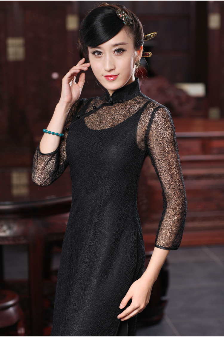 Bird lovers of silk and bamboo surplus ear 2015 spring new improved stylish silk two-piece sexy outfit QD 537 black XXL pictures, price, brand platters! Elections are good character, the national distribution, so why buy now enjoy more preferential! Health