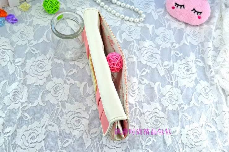 愛馬仕凱莉黑色錢包好買嗎 正品hello kitty凱蒂貓褶皺包包 女式韓版可愛卡通淑女中長款錢包 愛馬仕凱莉男包