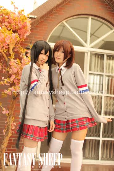 范特西 轻音少女剧场版 伦敦学院风<em>灰色开衫</em> c