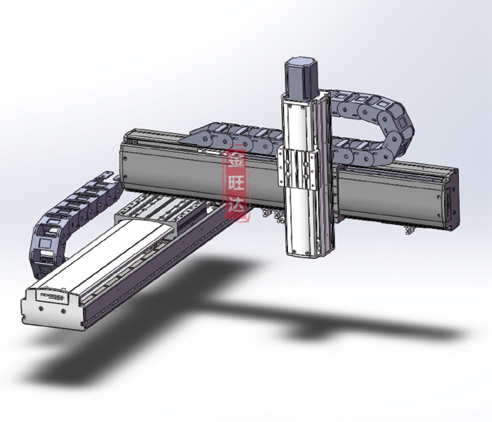 三轴悬臂式直线滑台 xyz轴线性模组 电动机械手 运动平台工作台