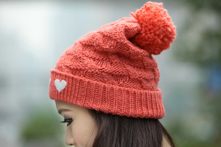 Siggi 糖果色可爱羊毛帽子女冬天韩版毛线帽女