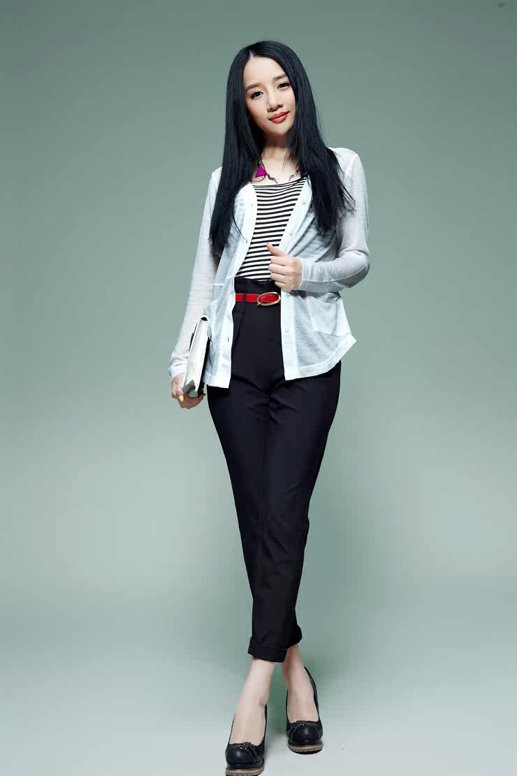 品牌团-全国包邮 唐狮春夏新品女士长袖<em>薄款</em>针