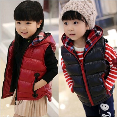 2013<em>儿童马甲</em>韩版<em>秋冬</em>款童装女童马甲男童棉