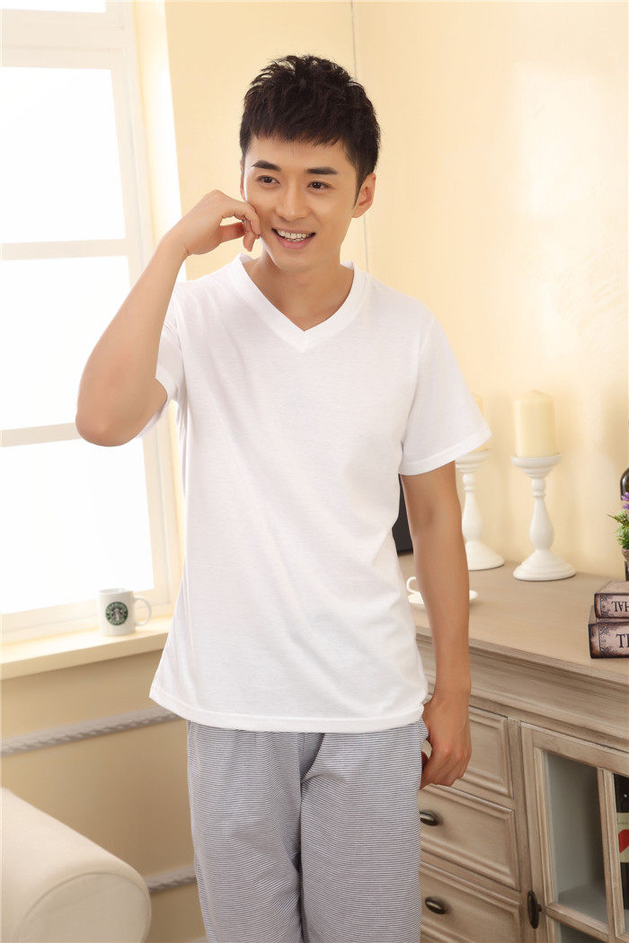 纯白情侣 <em>睡衣</em>/家居服套装|潮汕 <em>普宁轻纺城</em> 1F