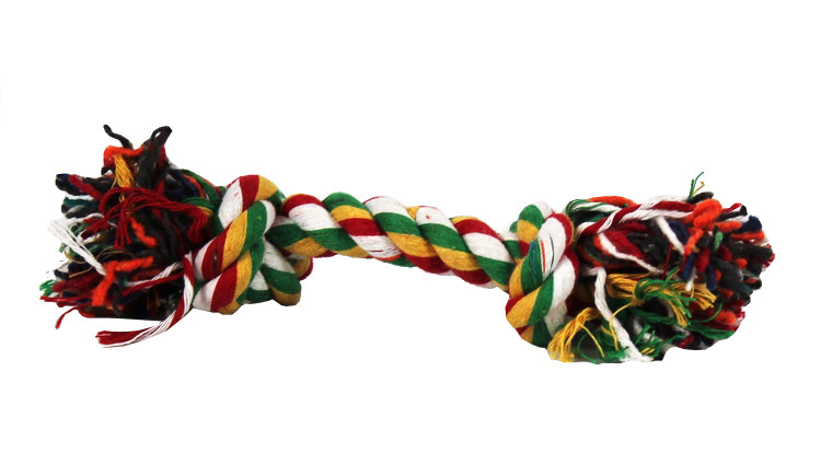 Little friends double knot cord molar bite-resistant rope pet toys