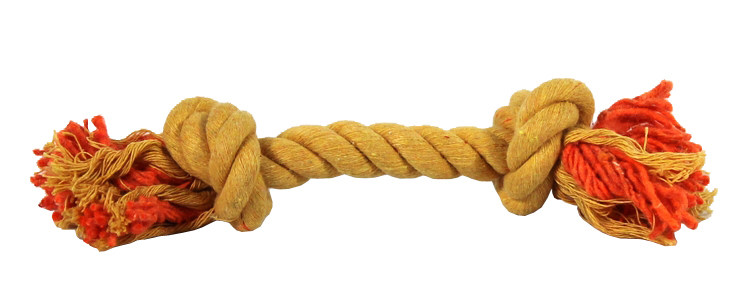 Xirhb Little friends double knot cord molar bite-resistant rope pet toys
