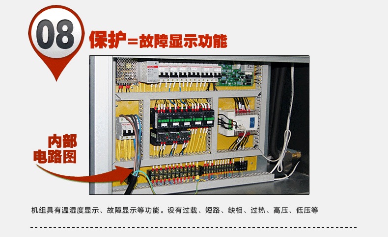 湿腾酒窖恒温恒湿机HST-J150机组具有温湿度显示、故障显示等功能。