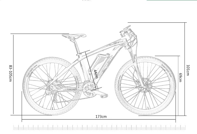 贝纳利电动车单车 电动自行车27.5寸 电动山地车 山地自行车 锂电