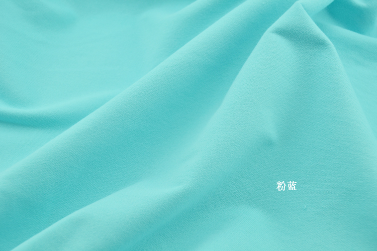 全棉纯色针织单卫衣 宝宝外套裤子布料 运动服面料毛圈布大小鱼鳞