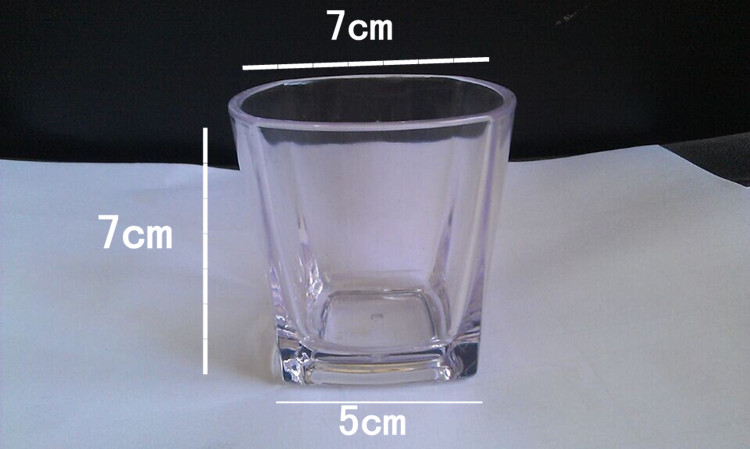 特价批发 亚克力四方水杯白酒杯威士忌杯洋酒啤酒杯酒吧客房专用