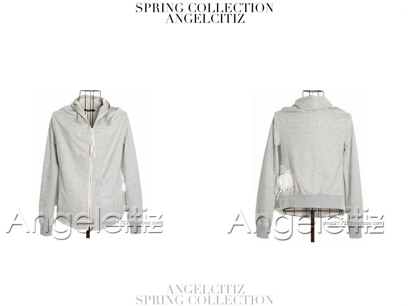 <em>天使之城</em> 2011秋冬装新款<em>女装</em> 拉链开衫短外套